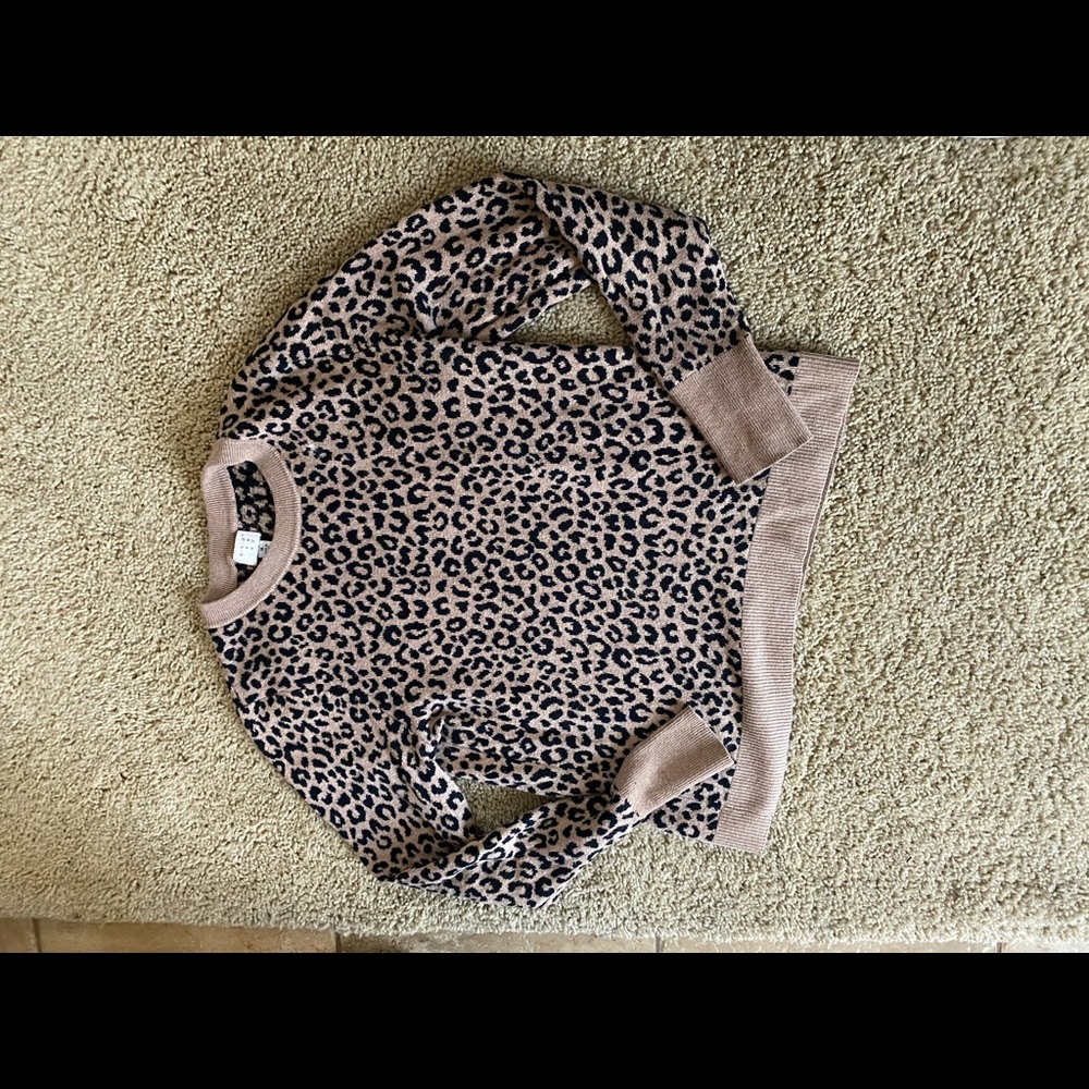 Target A New Day Leopard Sweater M